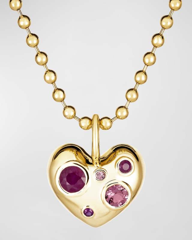 Pink Power Heart Necklace